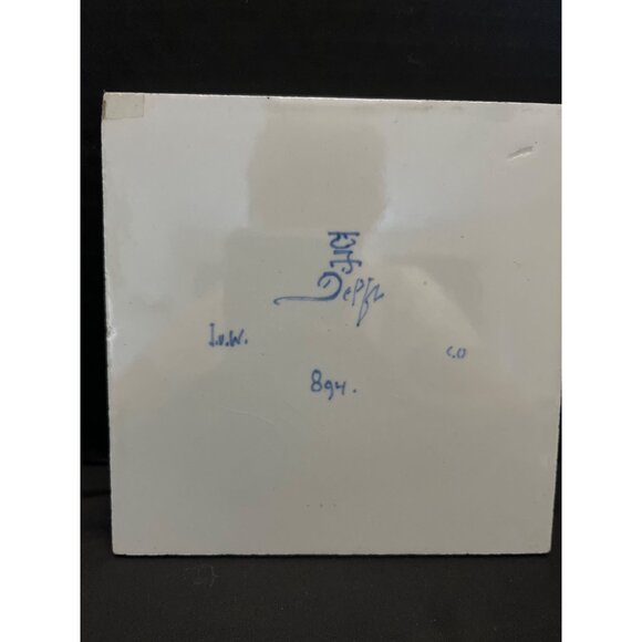 Delft Holland Miniatures & Tile Windmill Design Signed Hand Painted - Picture 14 of 14